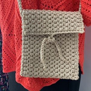 Crochet crossbody bag / phone bag